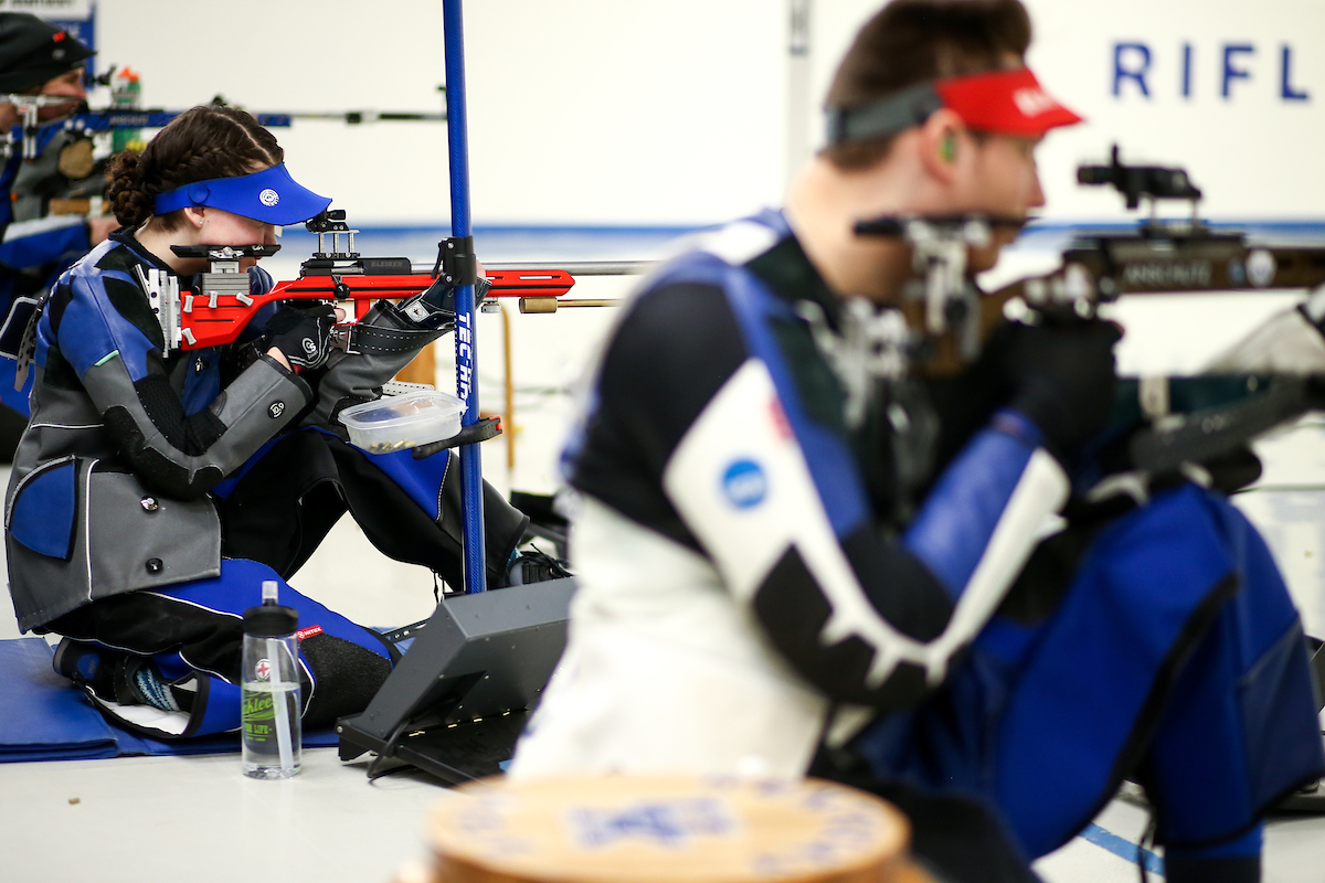 Mary Tucker. 

Kentucky beat Memphis. 

Photo by Eddie Justice | UK Athletics
