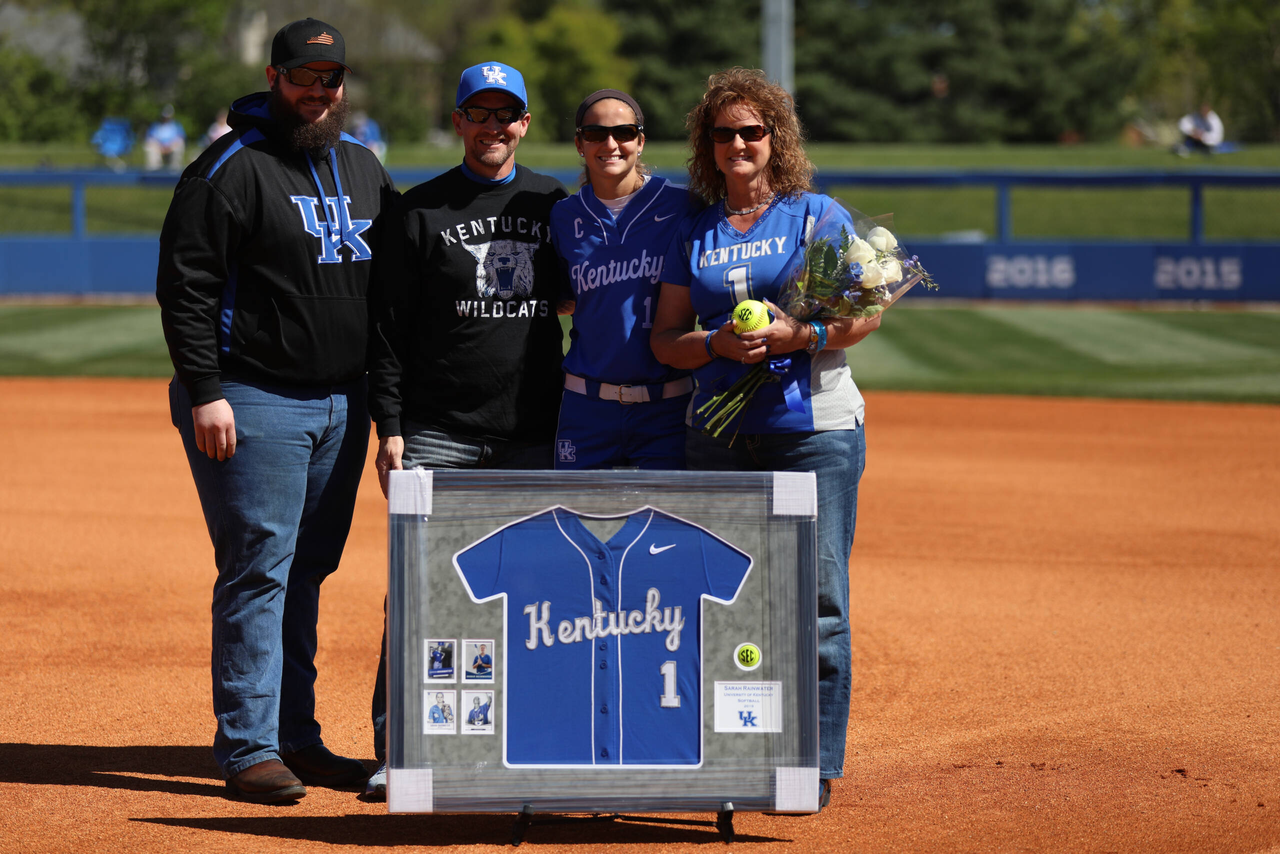 Sarah Rainwater.

University of Kentucky softball vs. Auburn on Senior Day. Game 1.

Photo by Quinn Foster | UK Athletics