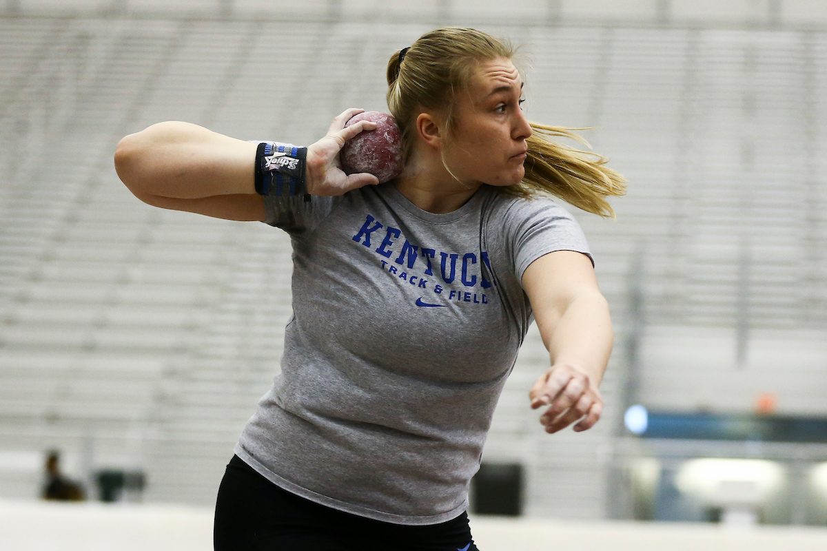 Nicole Fautsch. 

2020 SEC Indoors.

Photo by Chet White | UK Athletics