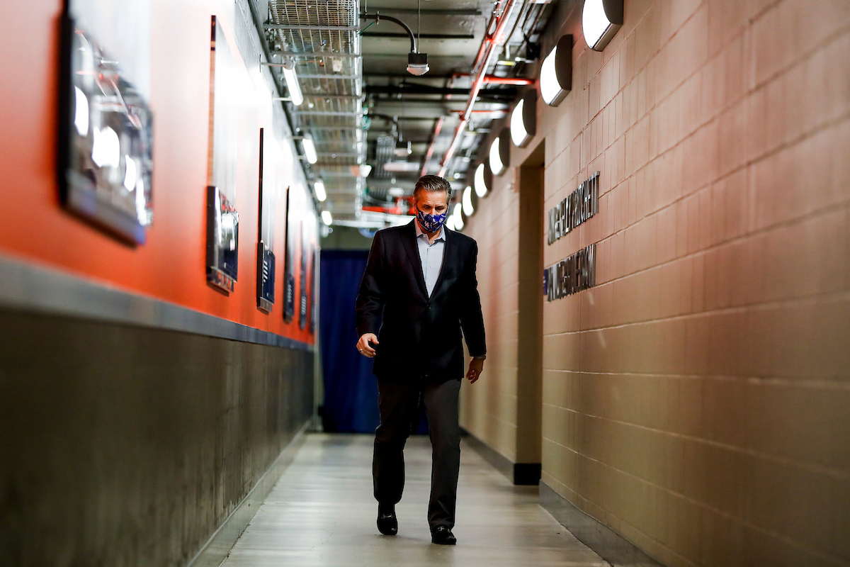 John Calipari.

Kentucky beat Florida 76-58 at the O’Connell Center in Gainesville, Fla.

Photo by Chet White | UK Athletics