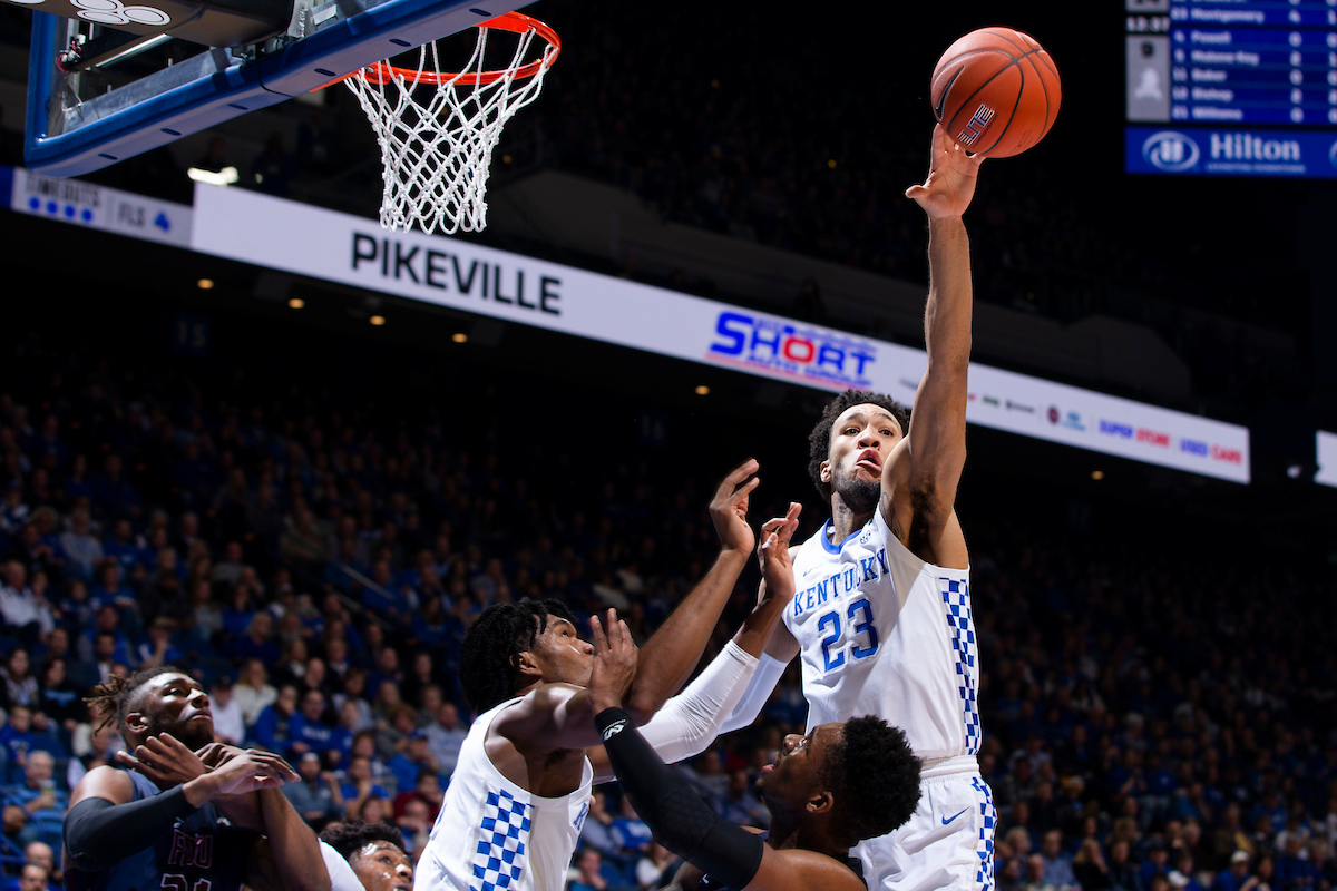 EJ Montgomery.

Kentucky beat Fairleigh Dickinson.

Photo by Chet White | UK Athletics
