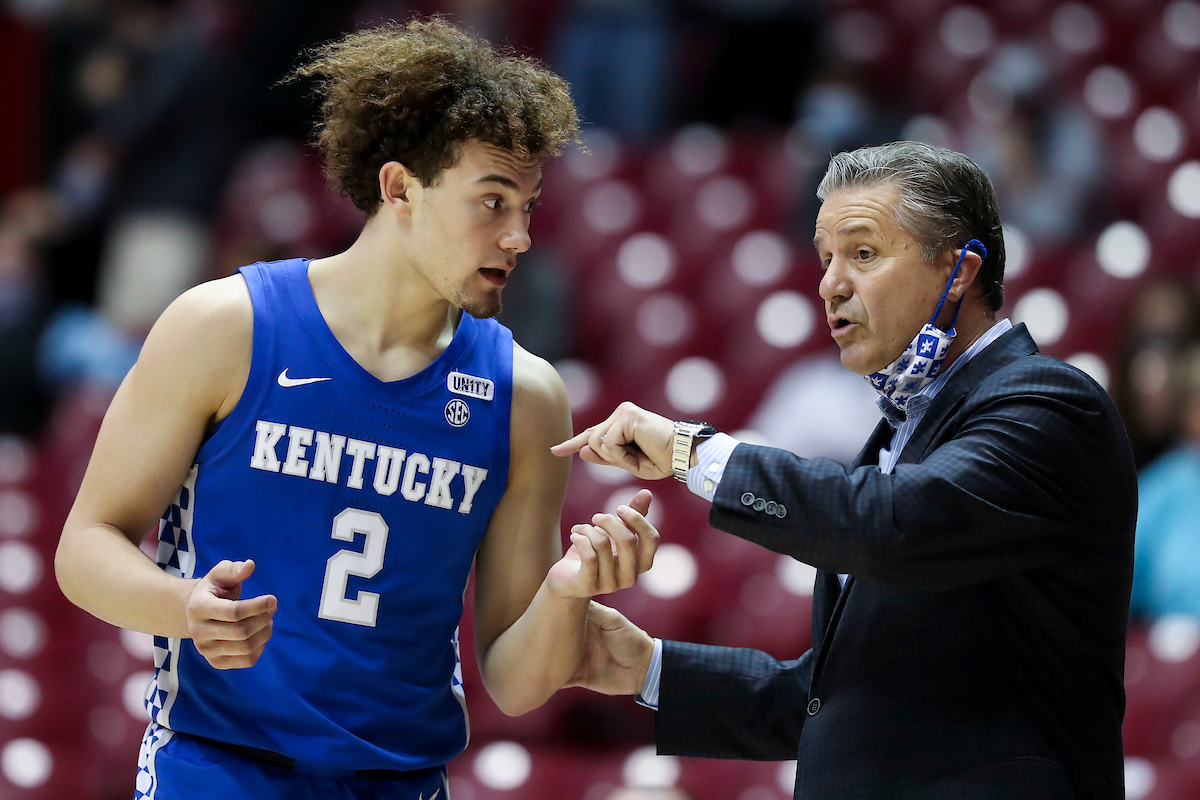 Devin Askew. John Calipari.

Kentucky loses to Alabama, 70-59.

Photo by Chet White | UK Athletics