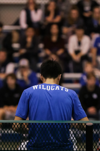 Ryo Matsumura. 

Kentucky men's tennis hosts Notre Dame.

Photo by Eddie Justice | UK Athletics