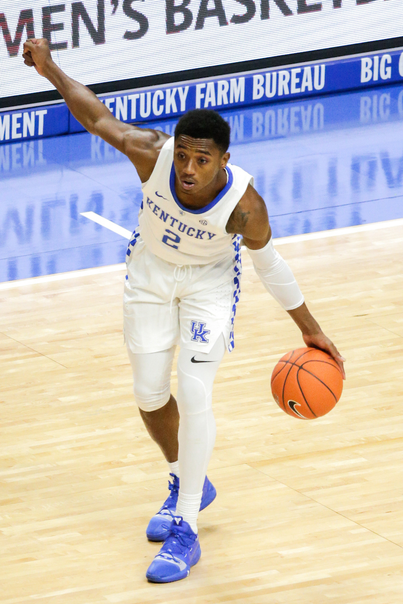 Ashton Hagans

UK beats VMI 92-82 at Rupp Arena.

Photo by Isaac Janssen | UK Athletics