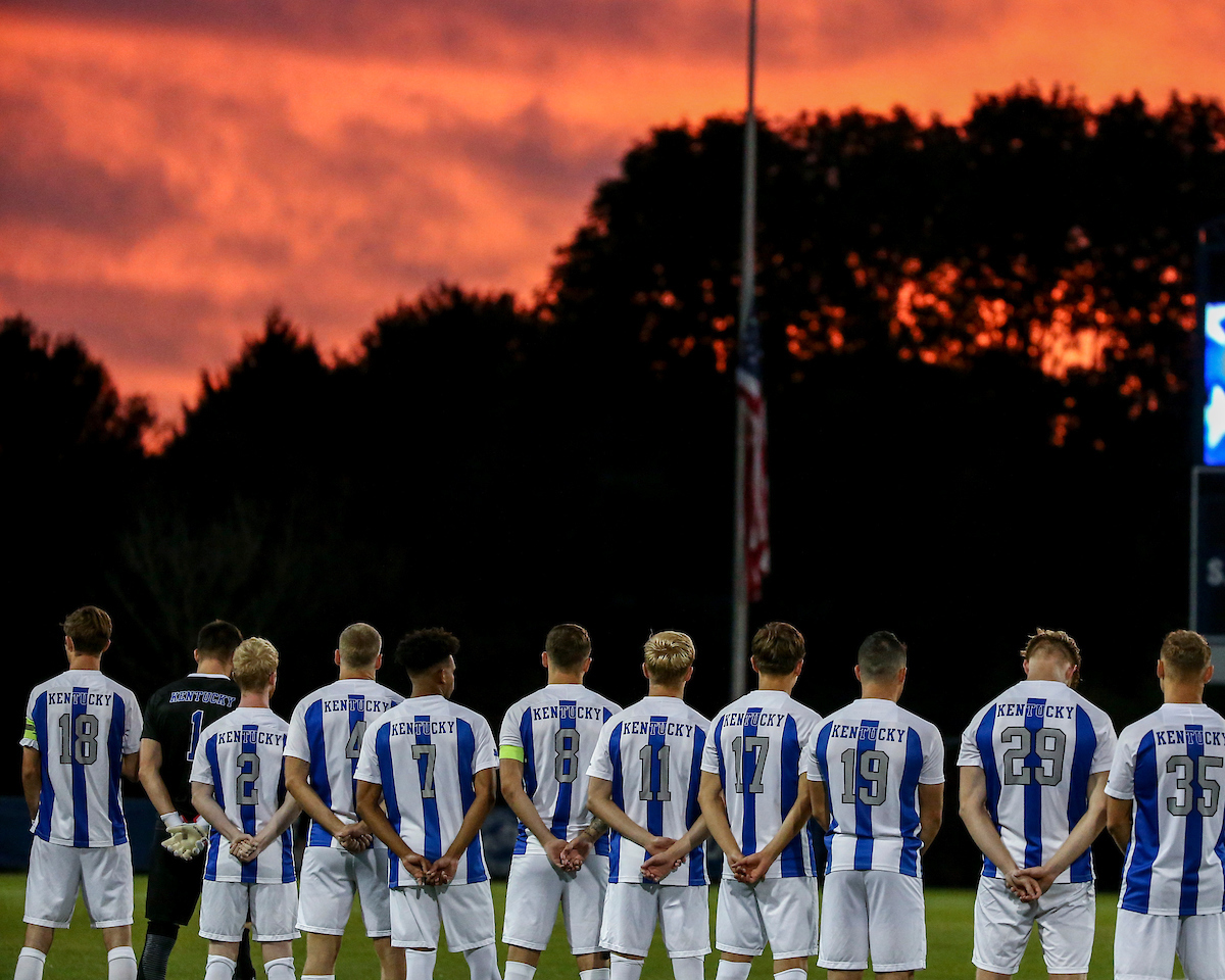 Team.

Kentucky beats West Virginia, 1 - 0.

Photo by Sarah Caputi | UK Athletics
