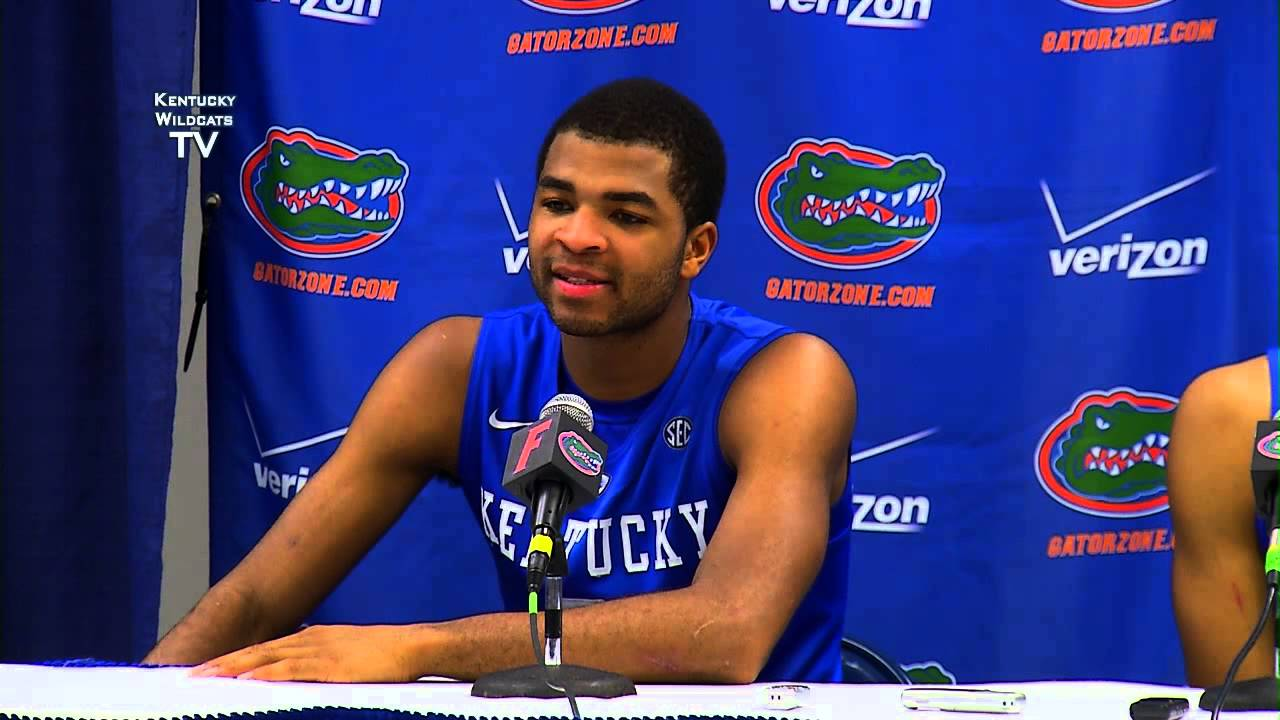 Kentucky Wildcats TV: Aaron Harrison and Karl-Anthony Towns - Florida Postgame