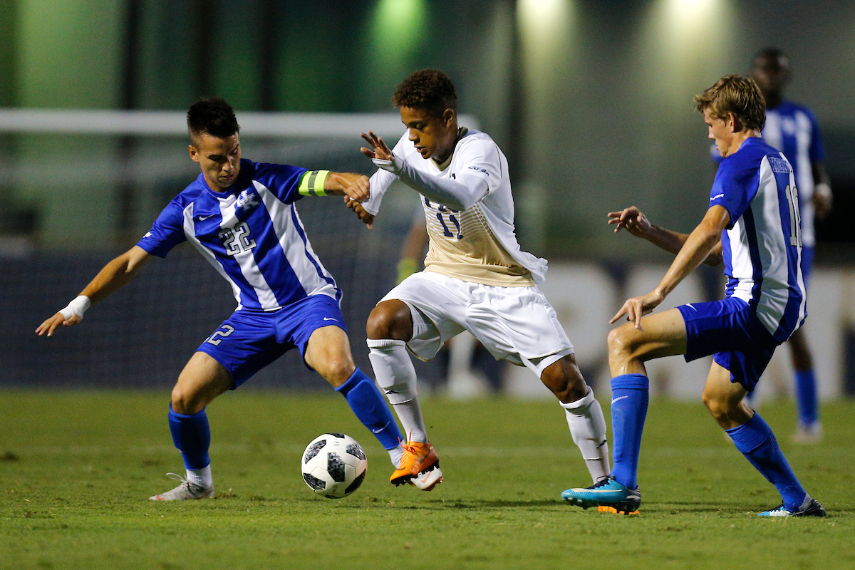 Tanner Hummel. Nicolai Fremstad.

Men's Soccer falls to Florida International 3-2.

Photo by Michael Reaves | UK Athletics