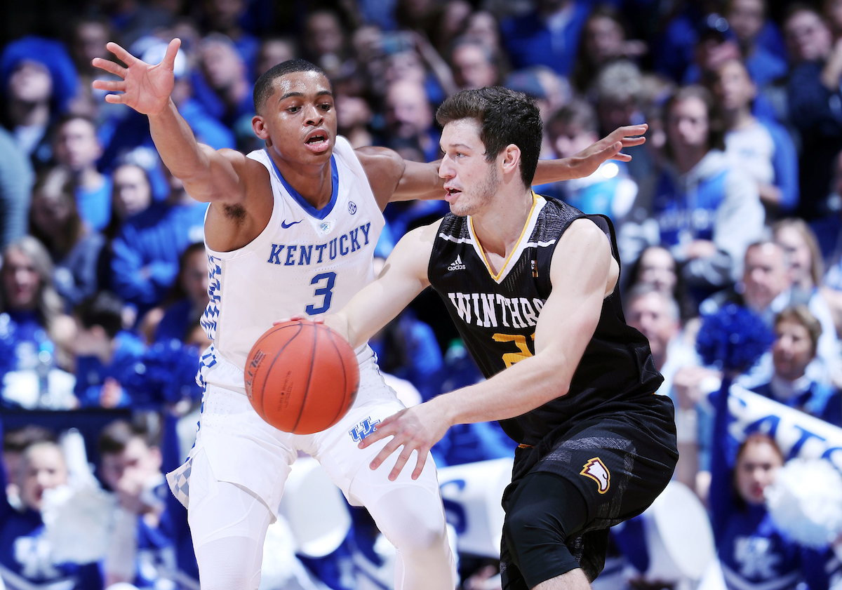 Keldon Johnson

UK Men's Basketball beat Winthrop University 87-74 on Wednesday, November 21, 2018.

Photo by Britney Howard  | UK Athletics