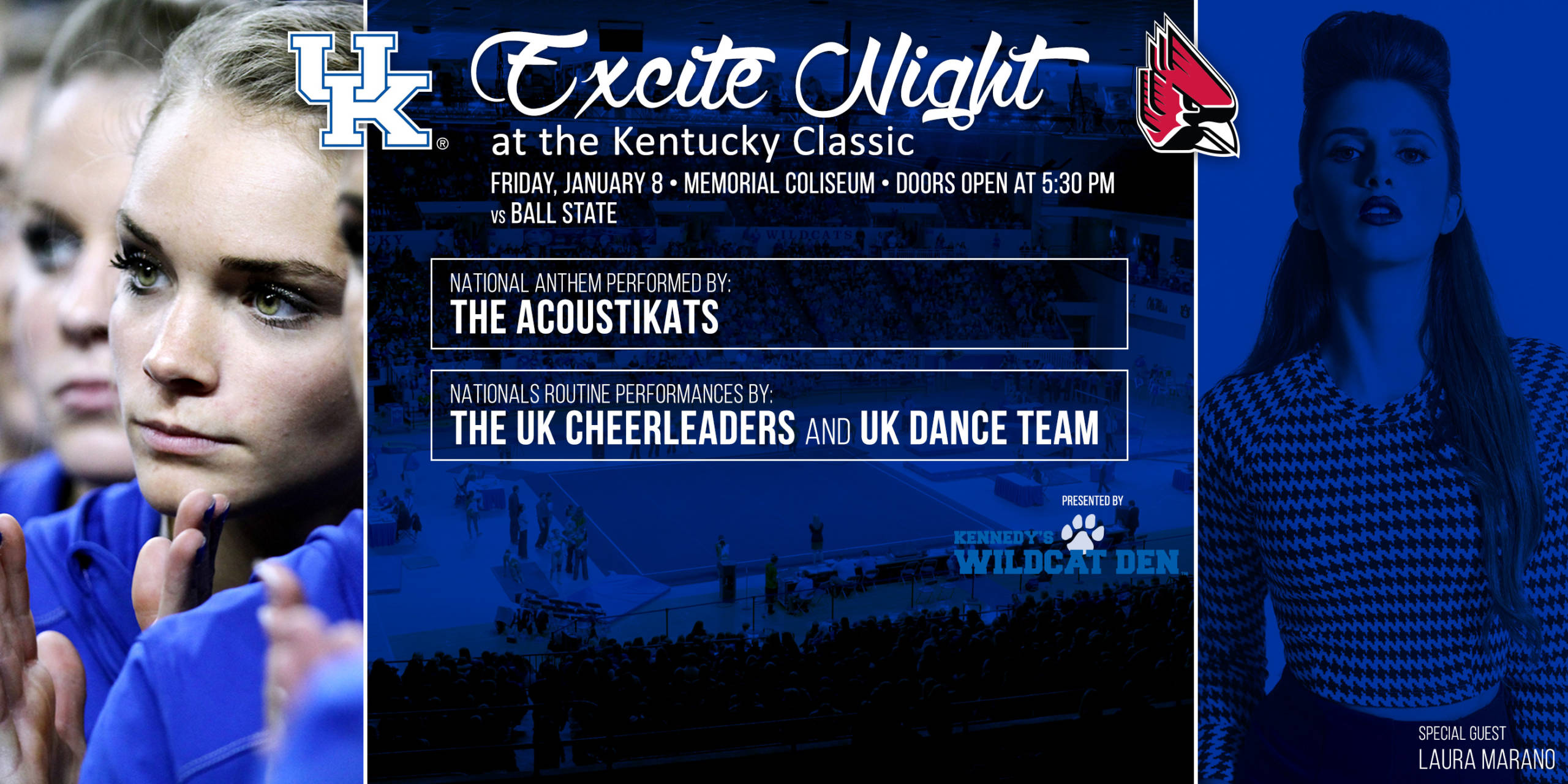 UK Gymnastics Begins Season With Excite Night Against Ball State