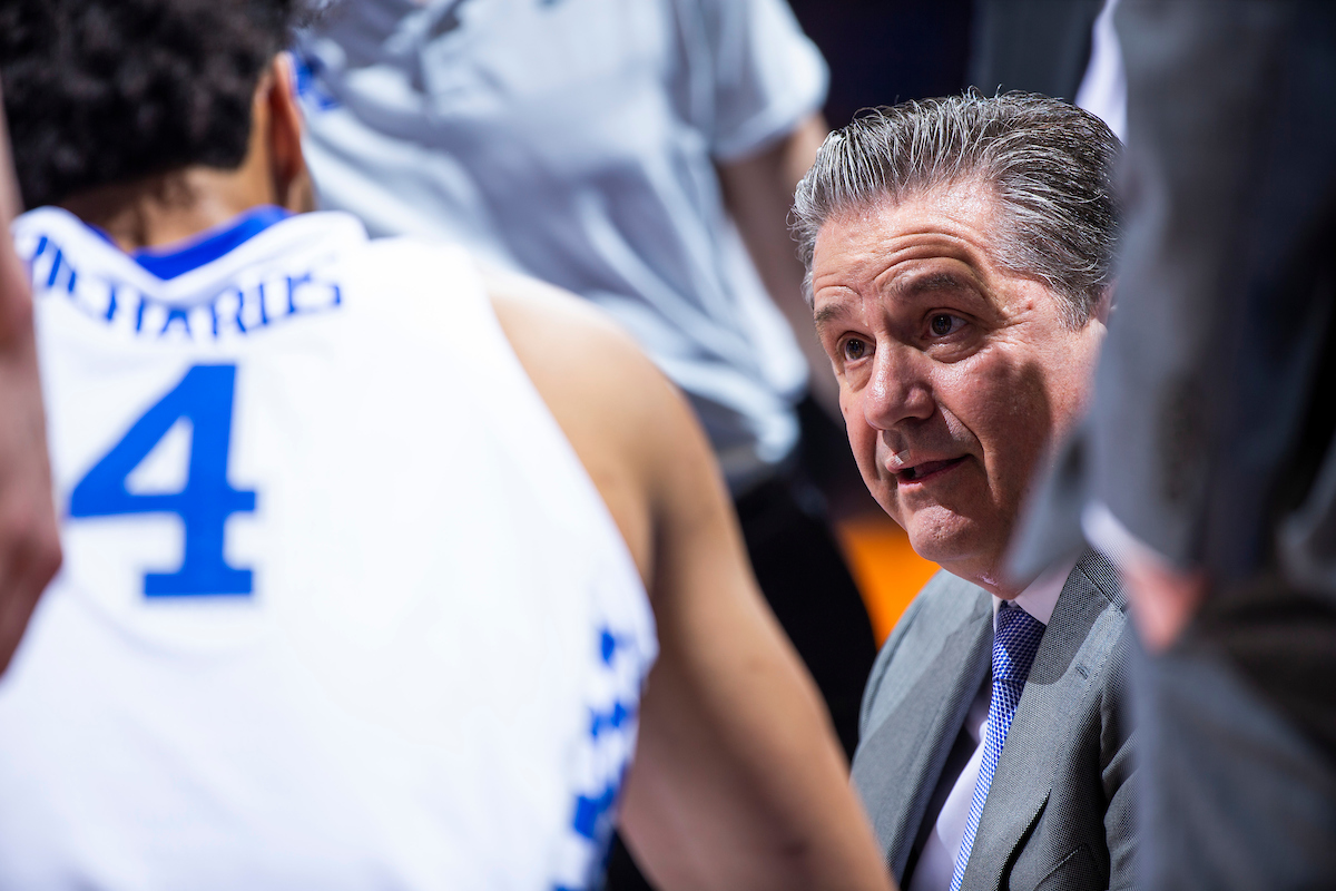 John Calipari.

Kentucky beat Tennessee 86-69.

Photo by Chet White | UK Athletics