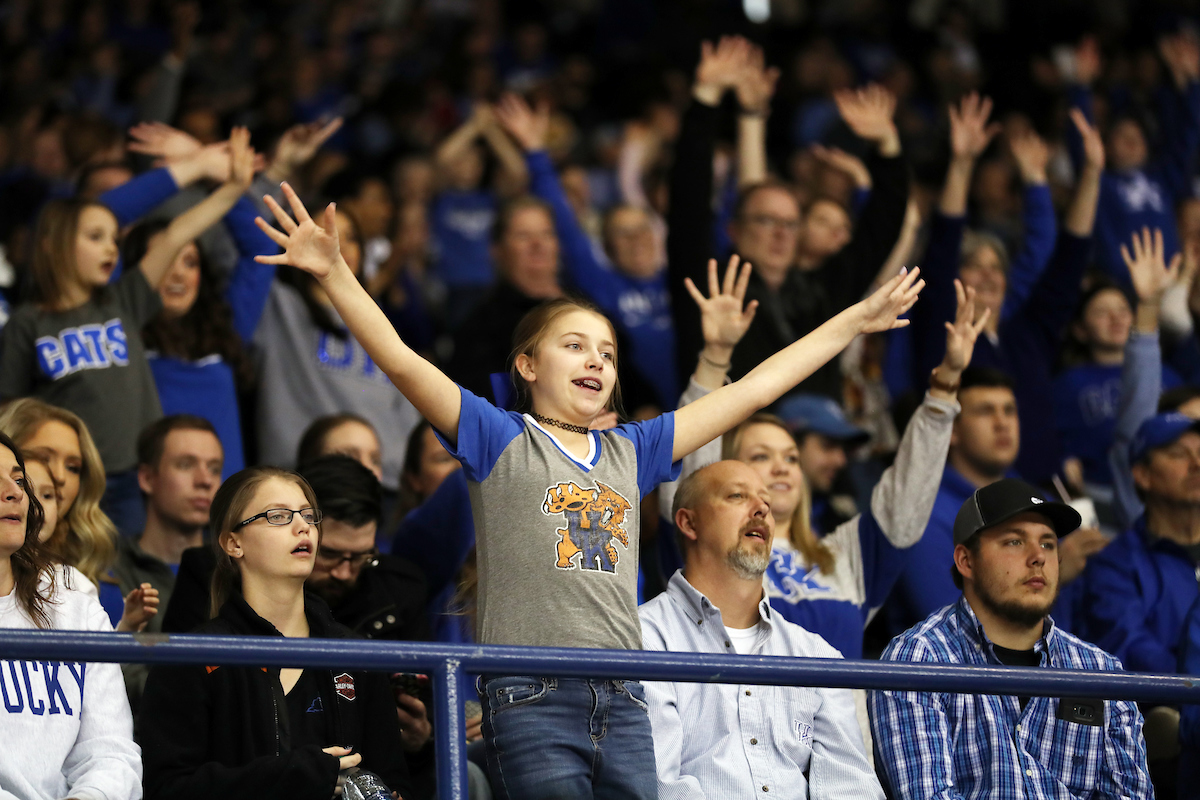Fans

The UK Women's Basketball team beat LSU on Senior Day on Sunday, February 24, 2019.

Photo by Britney Howard | UK Athletics