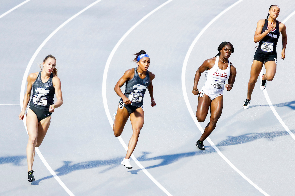 Abby Steiner. Celera Barnes.

Day one of the 2019 SEC Outdoor Track and Field Championships.