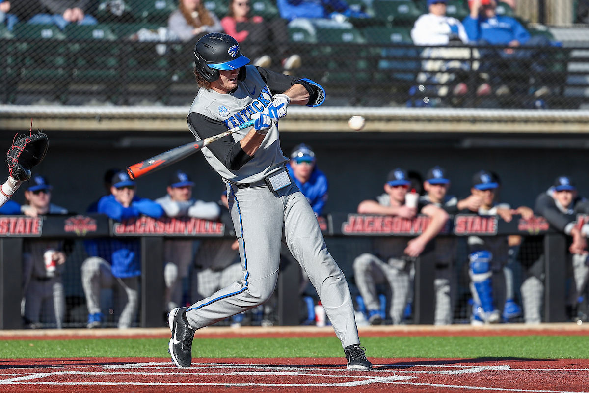 Adam Fogel.

Kentucky beats Jacksonville State 6-2.

Photo by Sarah Caputi | UK Athletics