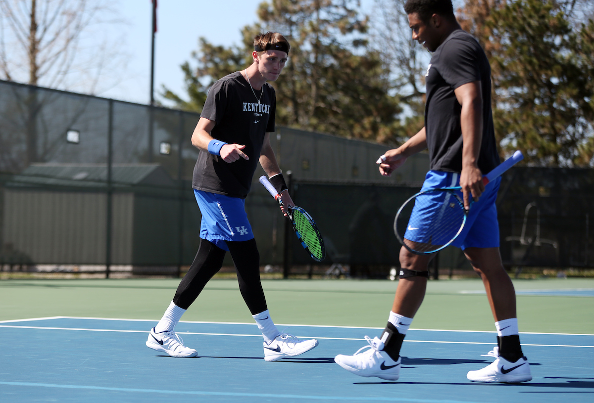 Austin Hussey
The University of Kentucky men's tennis team faces South Carolina on Sunday, March 18, 2018 at The Boone Tennis Center. 

Photo by Britney Howard | UK Athletics