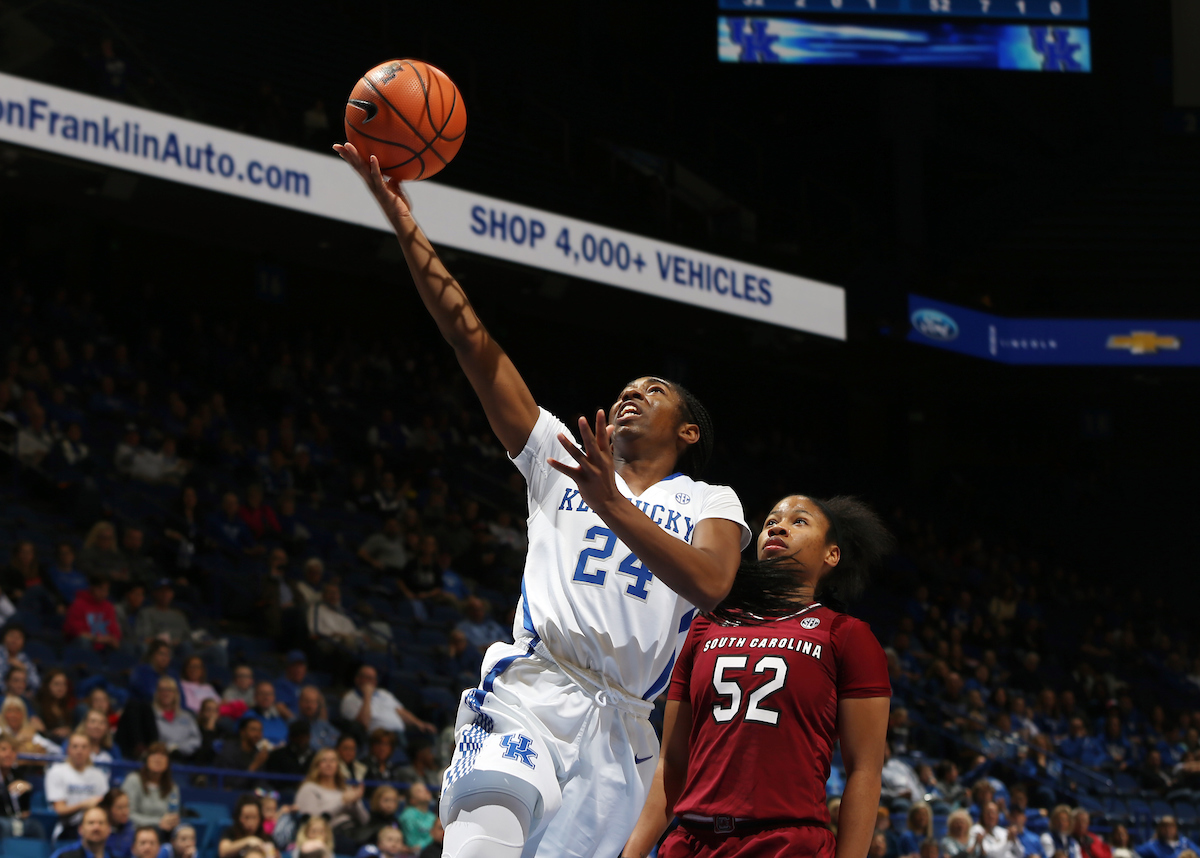 Taylor Murray

The University of Kentucky women's basketball team falls to South Carolina on Sunday, January 21, 2018 at Rupp Arena. 

Photo by Britney Howard | UK Athletics