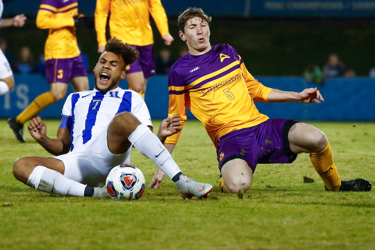 JJ Williams.

Men's soccer beat Lipscomb 2-1.

Photo by Chet White | UK Athletics