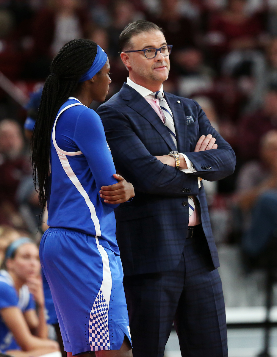 Matthew Mitchell, Rhyne Howard
The UK Women's Basketball team falls to Mississippi State. 

Photo by Britney Howard  | UK Athletics