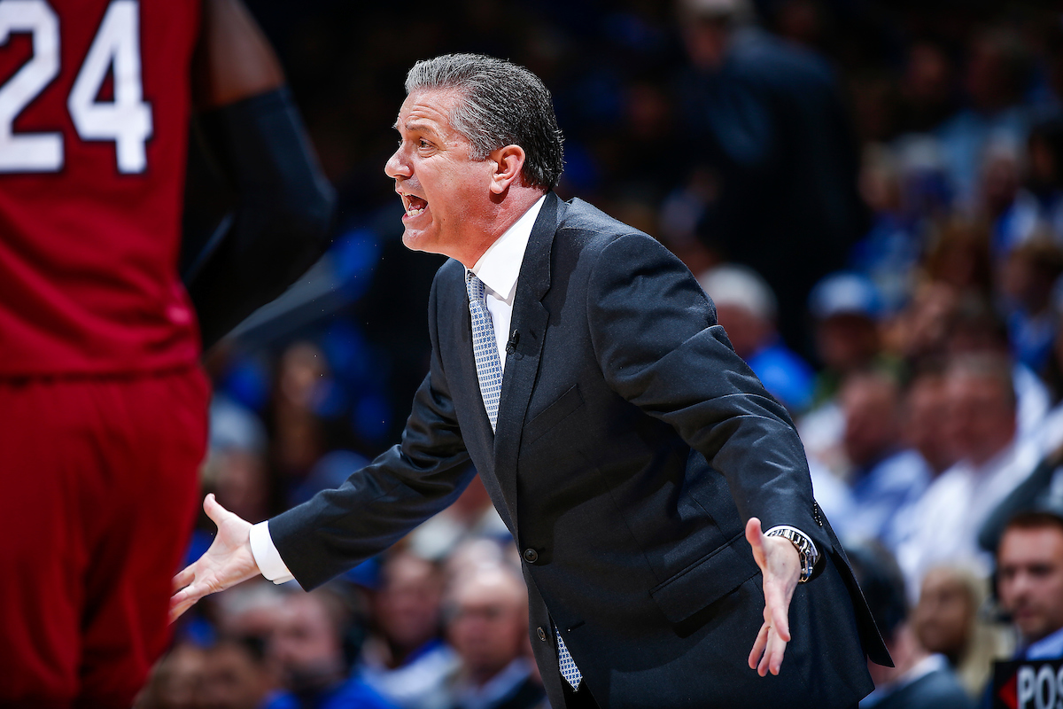 John Calipari.

The University of Kentucky men's basketball team beats South Carolina 76-48.

Photo by Chet White| UK Athletics