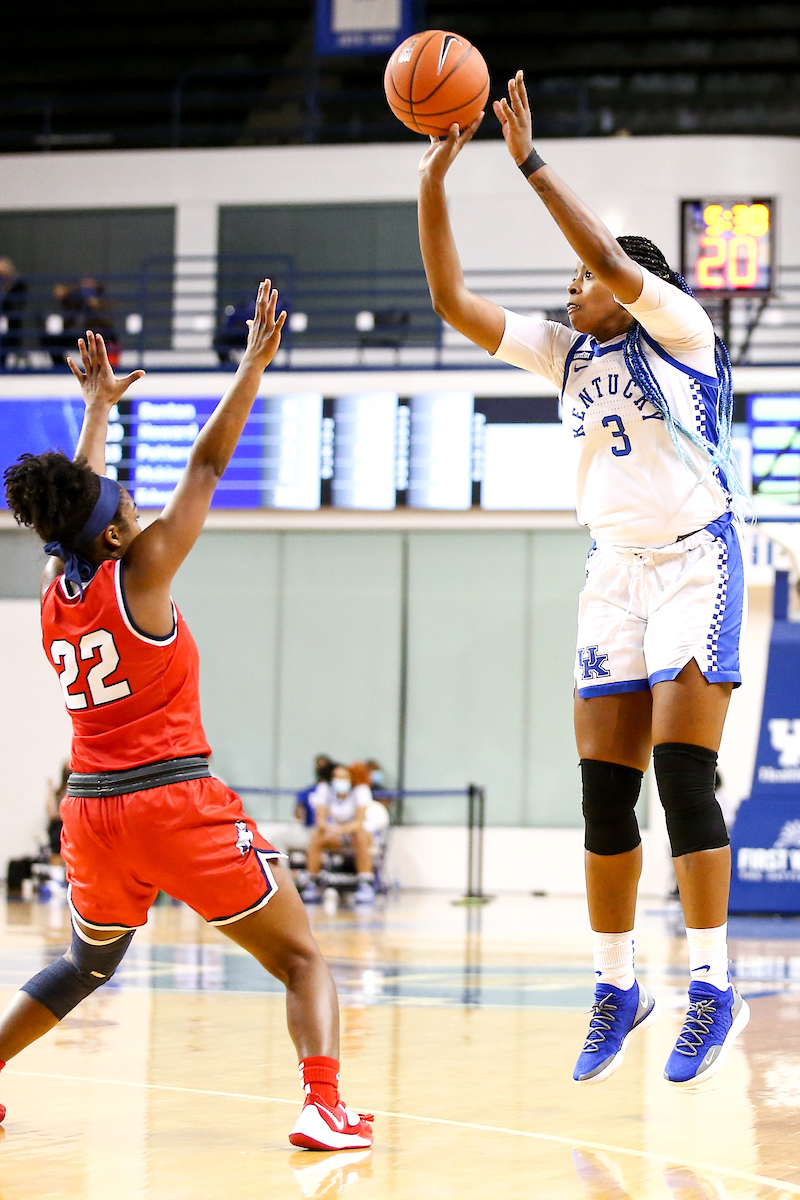 Keke McKinney.  

Kentucky beats Samford 88-54.

Photo by Eddie Justice | UK Athletics