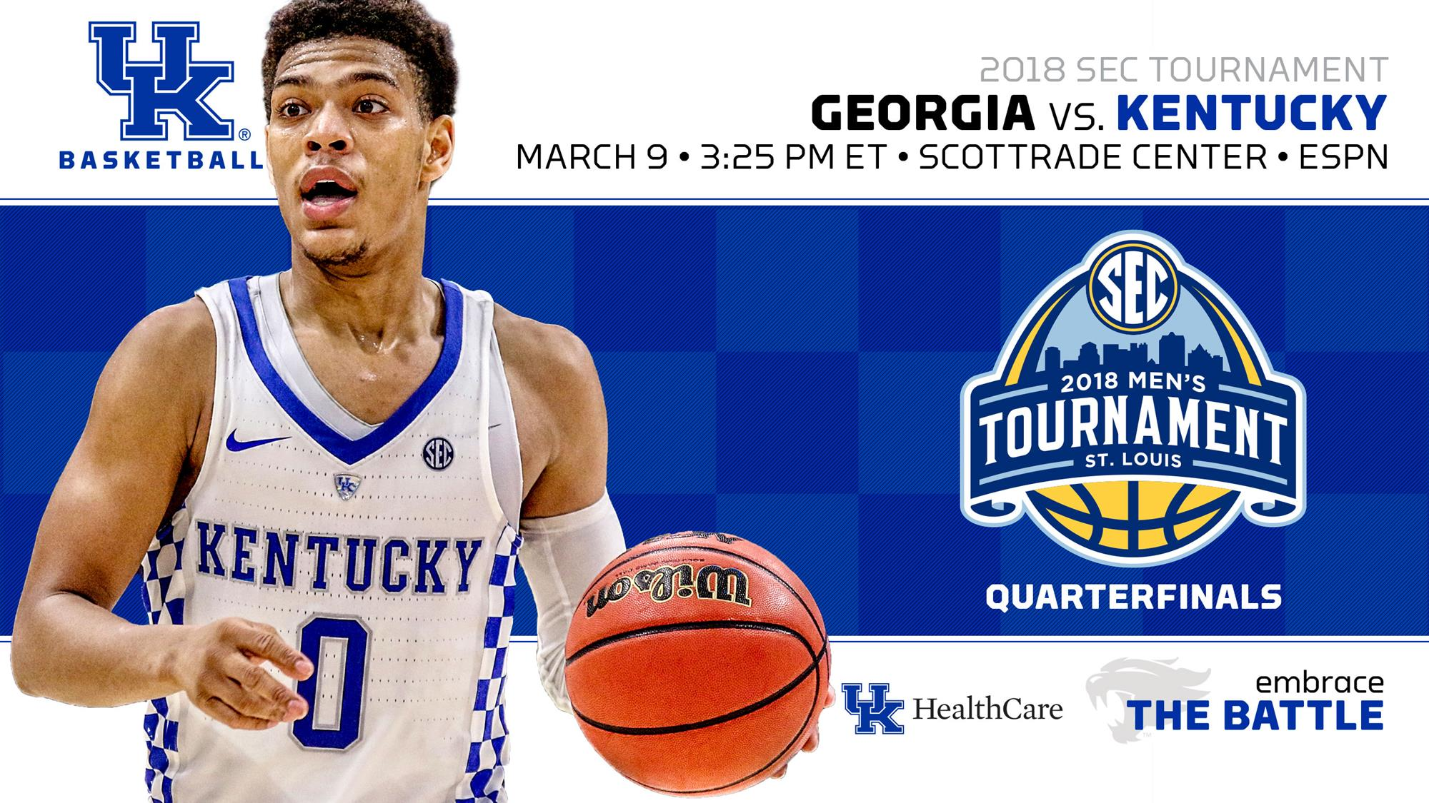 UK’s SEC Tournament Run Begins with Georgia