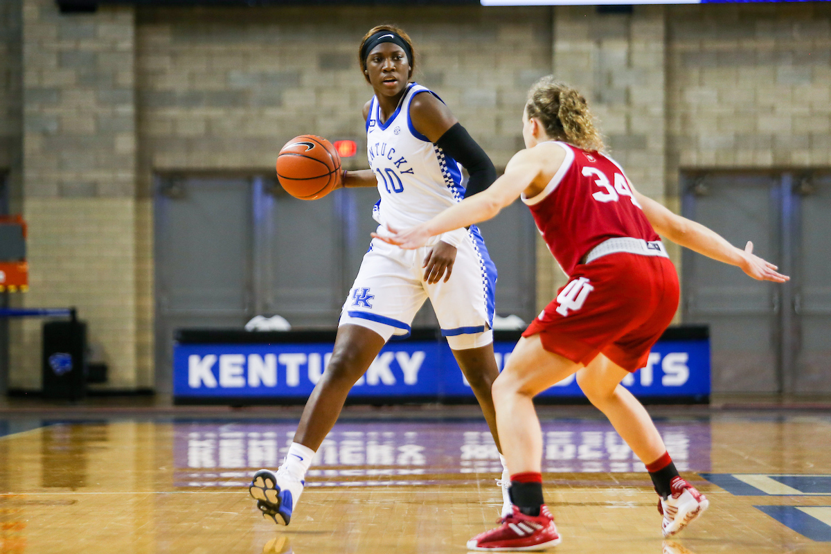 Rhyne Howard.

Kentucky beats Indiana 72-68.

Photo by Hannah Phillips | UK Athletics