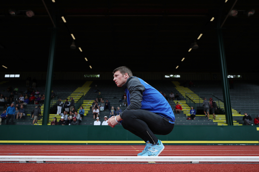 Tim Duckworth.

Day two of the NCAA Track and Field Outdoor National Championships. Eugene, Oregon. Thursday, June 7, 2018.

Photo by Chet White | UK Athletics