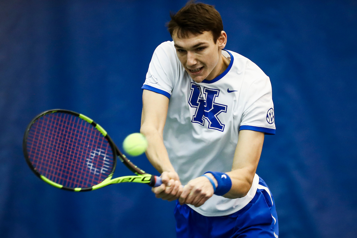 Cesar Bourgois.

Kentucky beat Memphis 4-1.

Photo by Chet White | UK Athletics