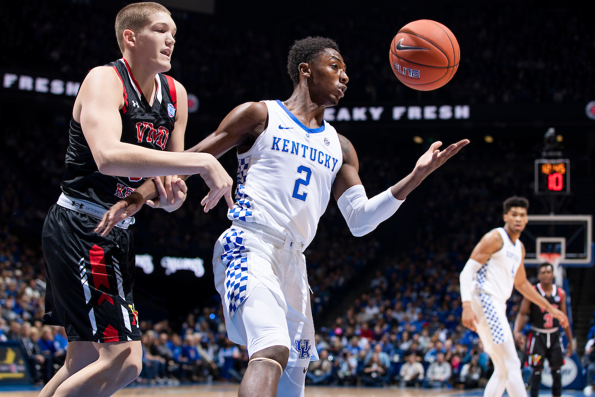 Ashton Hagans.

UK beats VMI 92-82 at Rupp Arena.

Photo by Chet White | UK Athletics