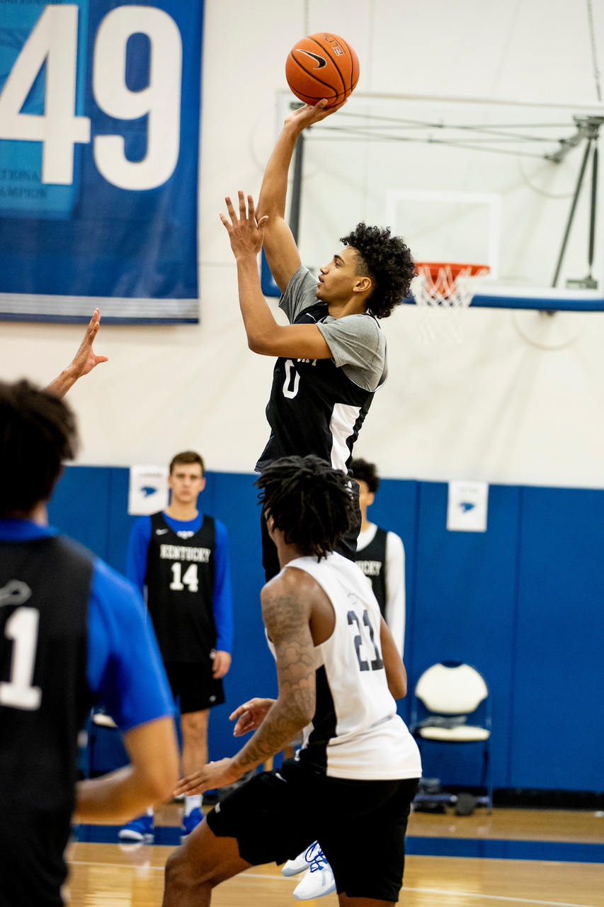 Jacob Toppin.

Menâ??s basketball practice. 

Photo by Chet White | UK Athletics