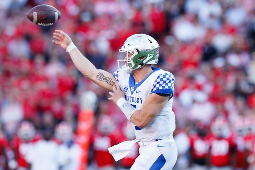 WILL LEVIS.

Kentucky falls to Georgia, 30-13.

Photo by Elliott Hess | UK Athletics