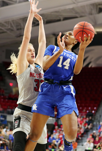 Tatyana Wyatt

Women's Basketball falls to NC State on Monday, March 25, 2019. 

Photo by Britney Howard | UK Athletics