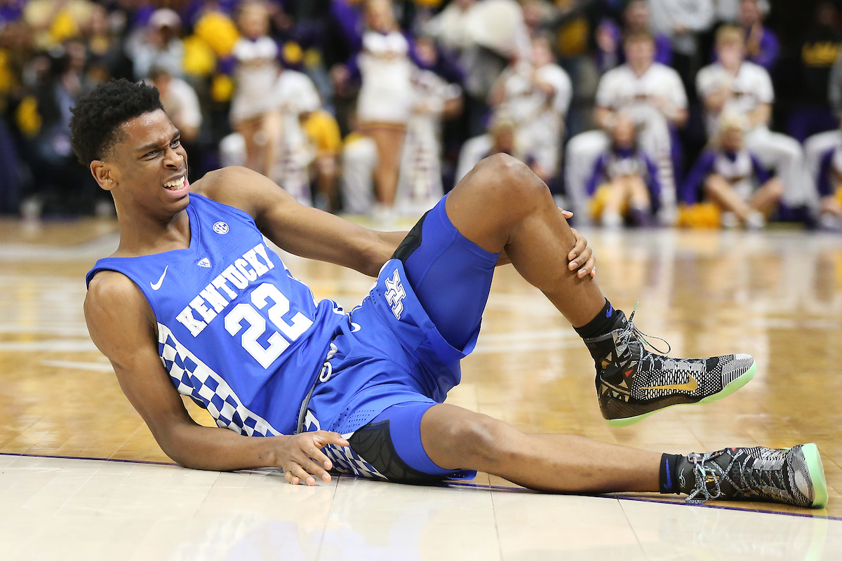 Shai Gilgeous-Alexander.

The University of Kentucky men's basketball team beat LSU 74-71 at the Pete Maravich Assembly Center in Baton Rouge, La., on Wednesday, January 3, 2018.

Photo by Chet White | UK Athletics