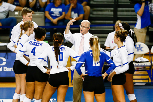 Coach Craig Skinner.

Kentucky falls to Georgia 2-3.

Photo by Hannah Phillips | UK Athletics