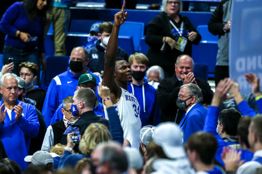 Oscar Tshiebwe.

Kentucky beats Ohio University 77-59.

Photo by Sarah Caputi | UK Athletics