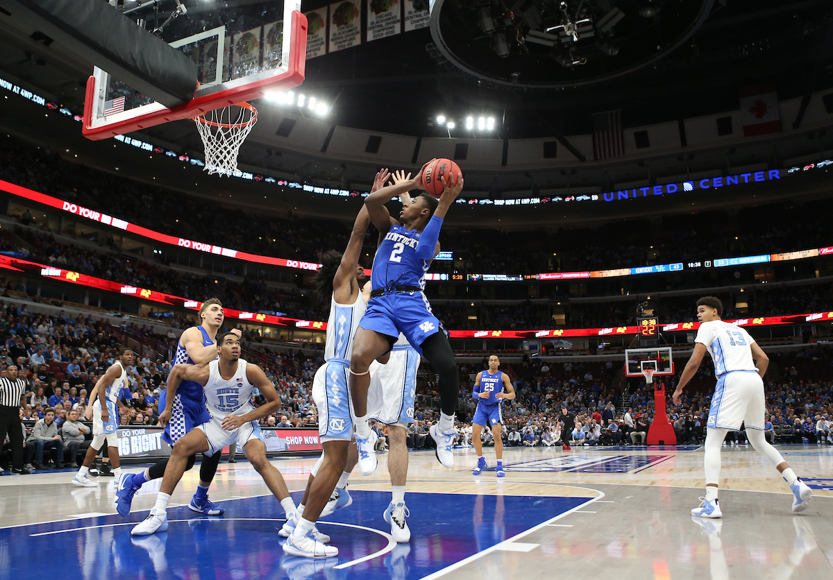 Ashton Hagans. 

UK beats to UNC 80-72. 


Photo By Barry Westerman | UK Athletics