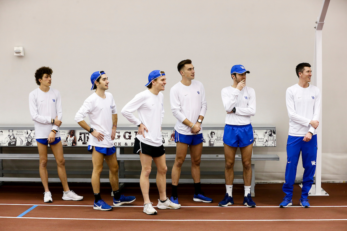 Dylan Allen. Gabriel Szalay. Max LeClair. Brennan Fields. Matthew Thomas. Hakon DeVries.

2020 SEC Indoors.

Photo by Chet White | UK Athletics