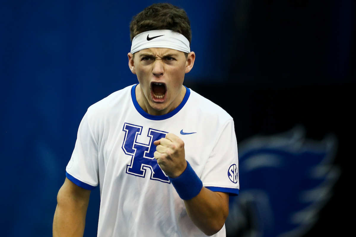 Liam Draxl.

Kentucky beat Memphis 4-1.

Photo by Chet White | UK Athletics