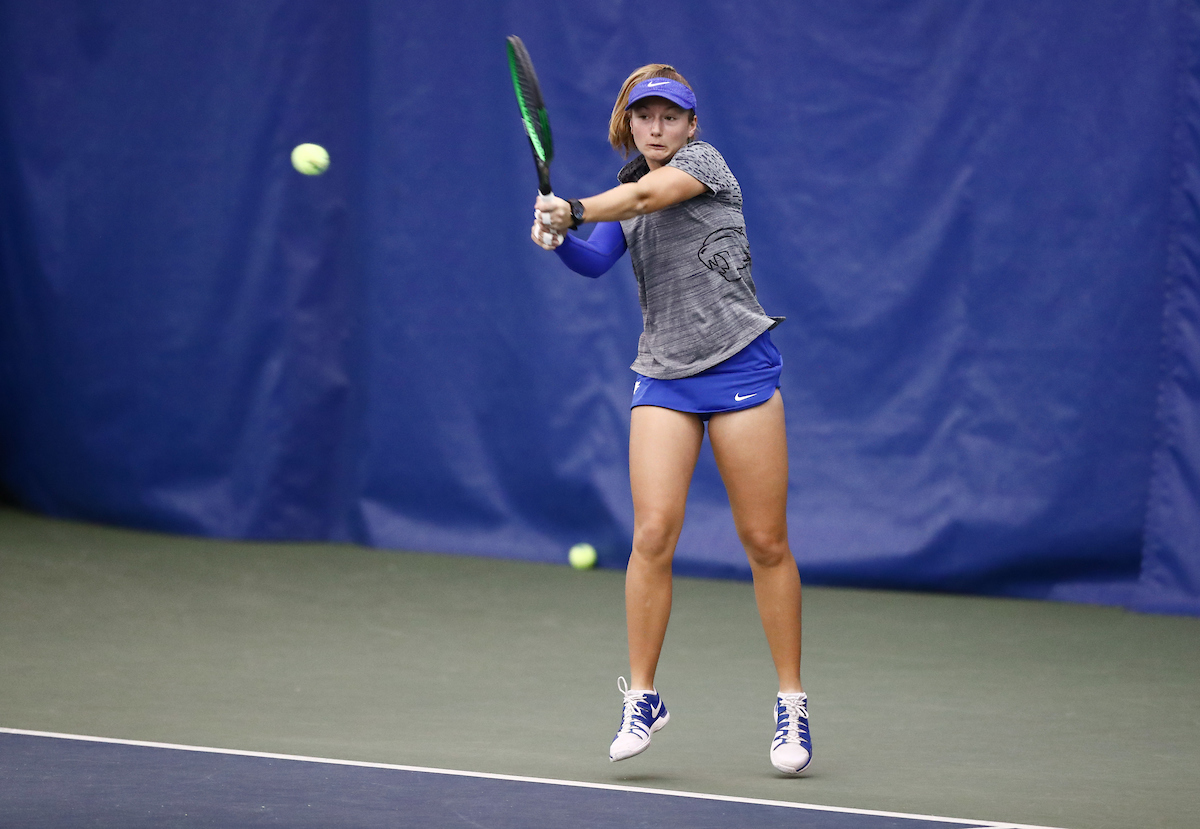 TIPHANIE FIQUET.

The University of Kentucky women's tennis team host Marshall. 


Photo by Elliott Hess | UK Athletics