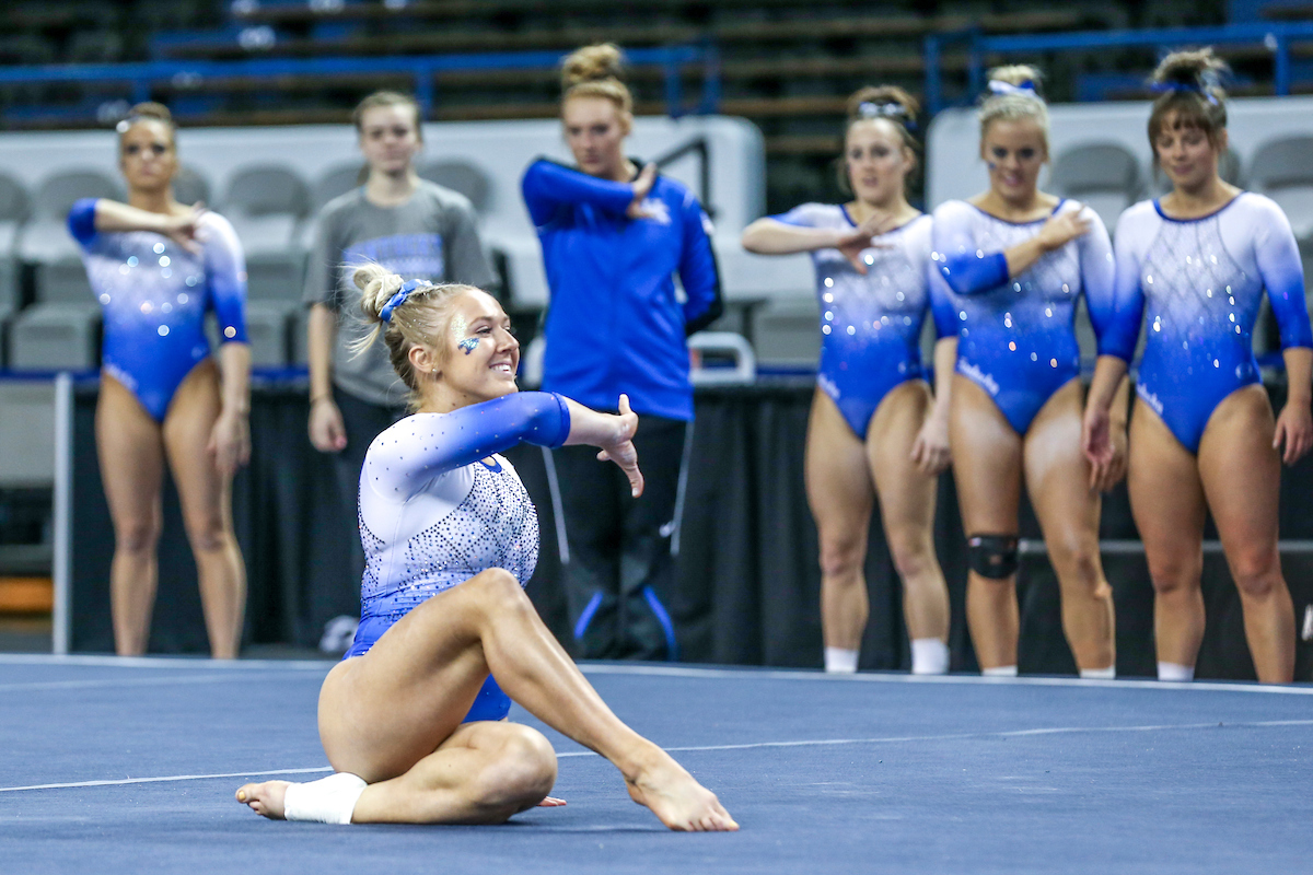 Hailey Davis.

2021-22 Blue-White Meet.

Photo by Sarah Caputi | UK Athletics
