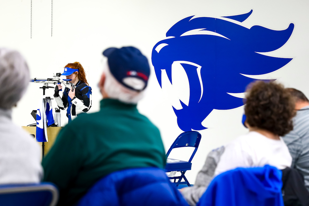 Kayla Kalenza. 

Kentucky Rifle vs Morehead St.

Photo by Eddie Justice | UK Athletics