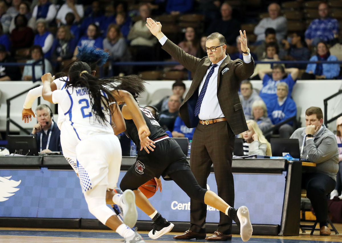 Matthew Mitchell

The UK Women's Basketball falls to South Carolina. 

Photo by Britney Howard | UK Athletics
