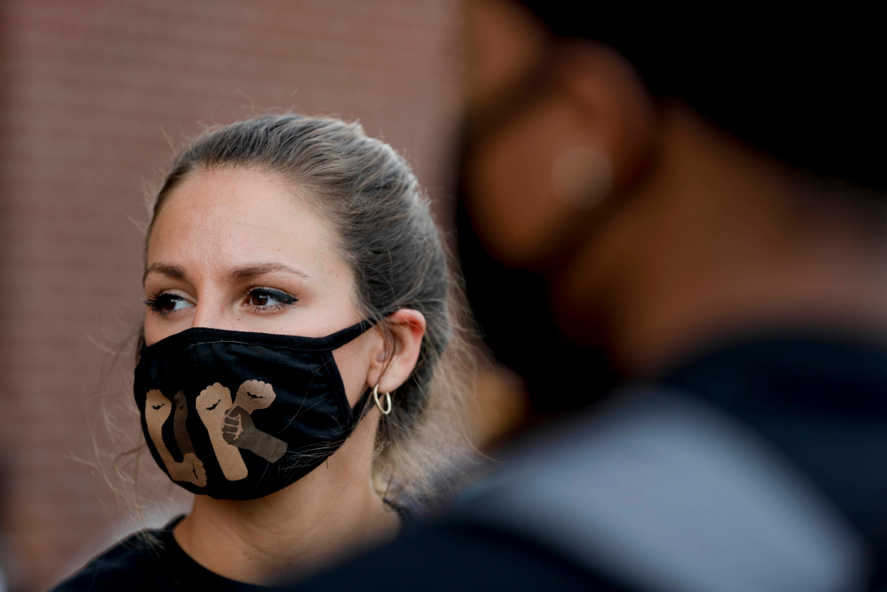 Social Justice March and Unity Fair. 

Photo by Chet White | UK Athletics
