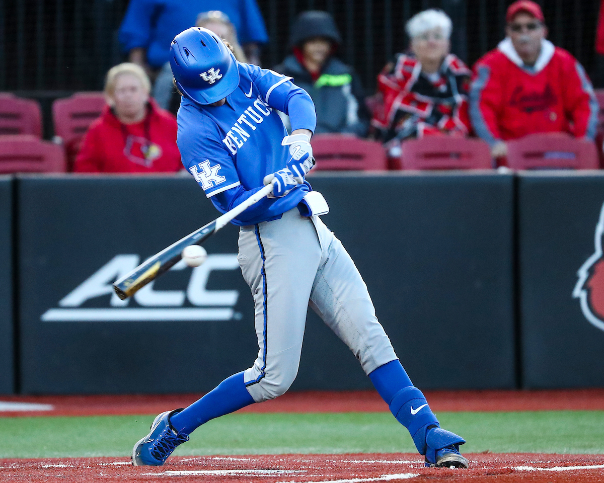 Jase Felker.

Kentucky falls to Louisville 2-4.

Photo by Sarah Caputi | UK Athletics