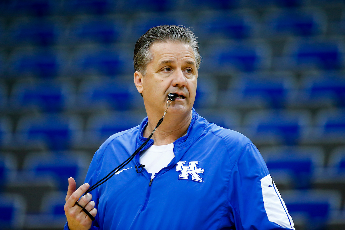 John Calipari.

Practice and pressers. 

Photo by Chet White | UK Athletics