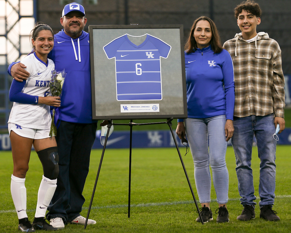 Miranda Jimenez.

Women’s Soccer Senior Night.

Photo by Grace Bradley | UK Athletics