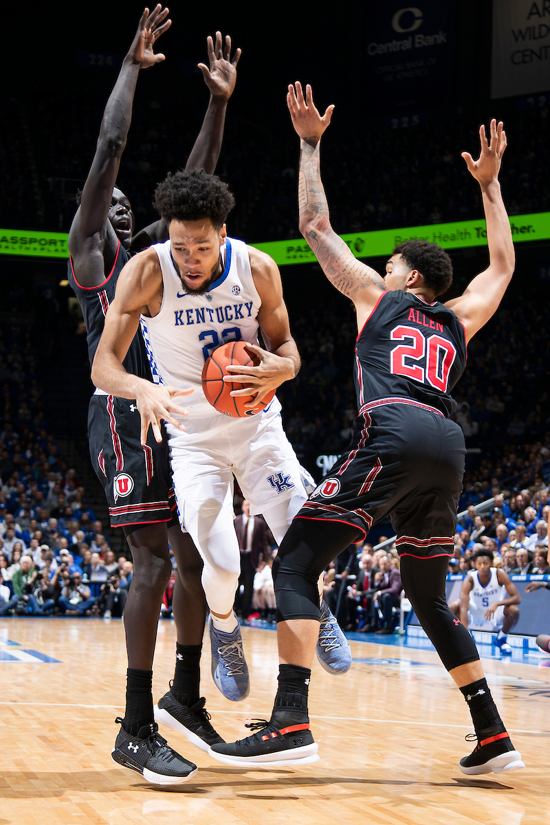 EJ Montgomery.

Kentucky beat Utah 88-61 on Saturday, December 15, 2018, in Lexington's Rupp Arena.

Photo by Chet White | UK Athletics