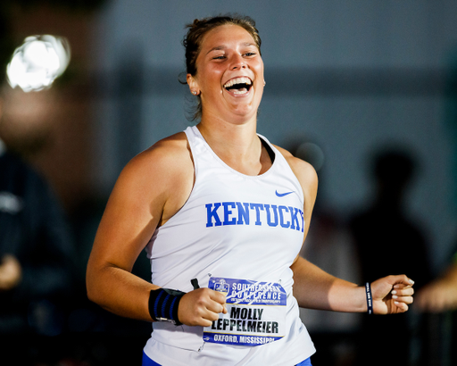 Molly Leppelmeier. 

SEC Outdoor Track and Field Championships Day 2.

Photo by Elliott Hess | UK Athletics