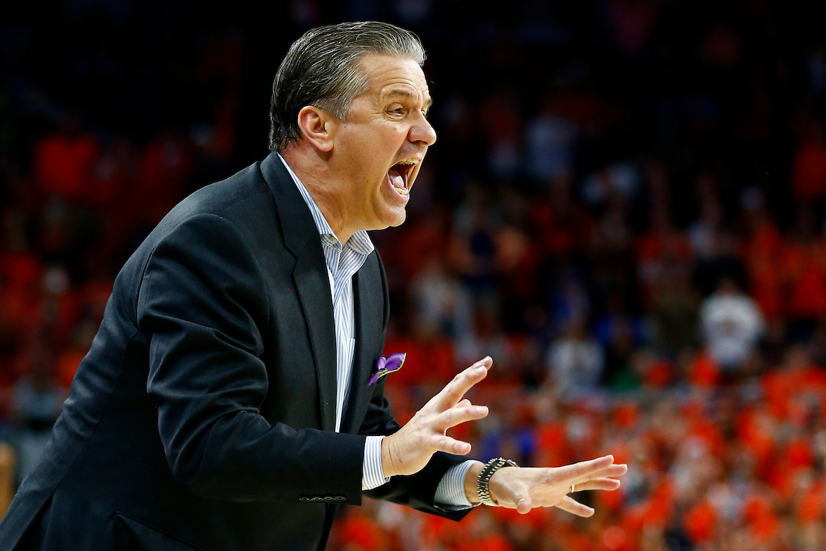 John Calipari. 

Kentucky falls to Auburn 80-71. 

Photo By Barry Westerman | UK Athletics