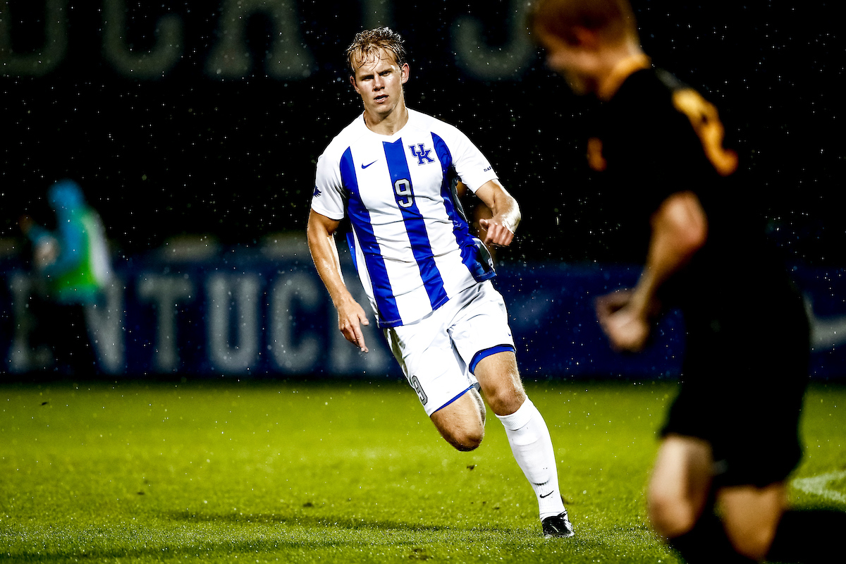 Eythor Bjorgolfsson. 

Kentucky defeats Wright State University 7-1. 

Photo by Eddie Justice | UK Athletics
