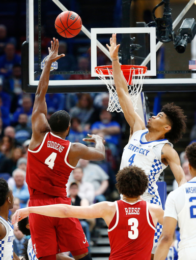 Nick Richards.

The University of Kentucky men's basketball team beat Alabama 86-63 in the semifinals of the 2018 SEC Men's Basketball Tournament at Scottrade Center in St. Louis, Mo., on Saturday, March 10, 2018.

Photo by Chet White | UK Athletics